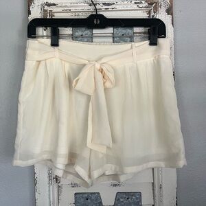 Ivory Flowy Shorts!